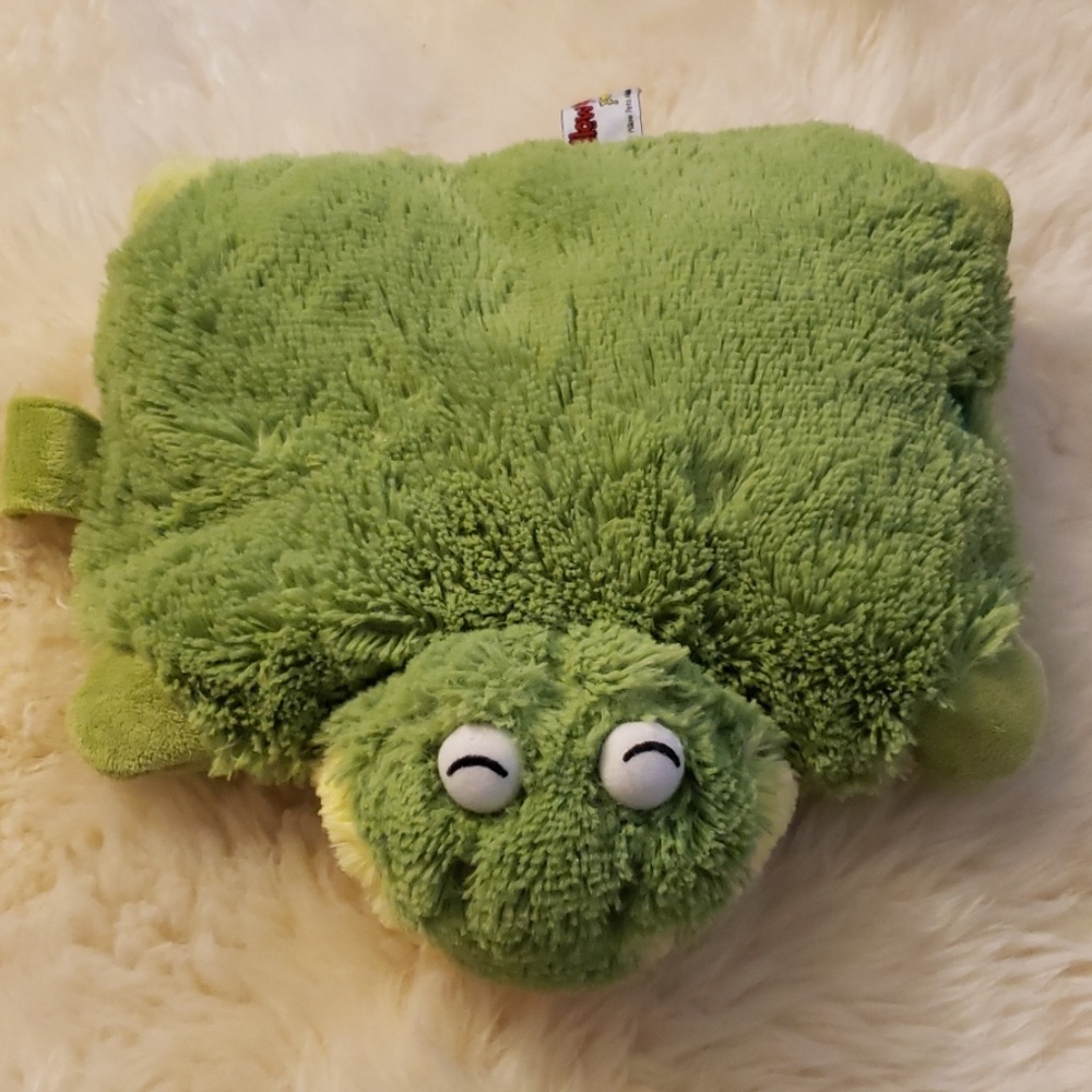 Frog pillow pet